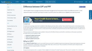 
                            11. Difference between GPF and PPF – BankBazaar.com