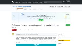 
                            7. Difference between --headless and not, emulating login · Issue #323 ...