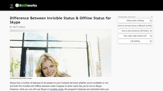 
                            11. Difference Between Invisible Status & Offline Status for Skype | It Still ...