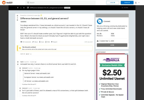 
                            8. Difference between US, EU, and general servers? : usenet - Reddit