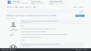 
                            6. Different login screen and splash screen Plasma 5 on SDDM • KDE ...