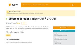
                            10. Different Solutions vtiger CRM / VTC CRM (ds_vtiger_crm)