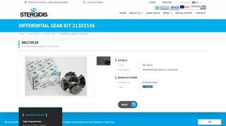 
                            13. DIFFERENTIAL GEAR KIT 21302536 - Stergidis - Volvo Parts