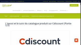 
                            6. Diffuser votre catalogue produits sur la marketplaces cdiscount - Iziflux