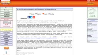 
                            13. DIFUNDIR - Release: Alcateia e Giga Security anunciam ...