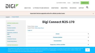 
                            5. Digi Connect N2S-170 Product Detail - Digi International