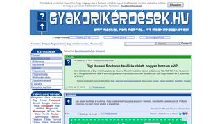 
                            12. Digi Huawei Routeren beállítás oldalt, hogyan hozzam elő?