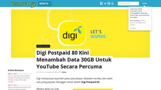 
                            7. Digi Postpaid 80 Kini Menambah Data 30GB Untuk ...