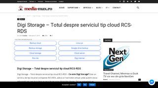 
                            6. Digi Storage - Totul despre serviciul tip cloud RCS-RDS - Media-max.ro