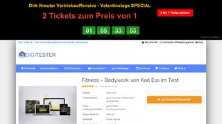 
                            13. Digi-Tester.de - Bodywork360 | Online Fitness Kurs von Karl Ess im Test