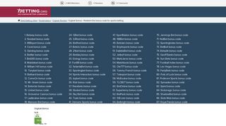 
                            12. Digibet Bonus Code 2019 » 25% Promo Code and Sign Up Offer