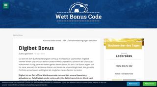 
                            11. Digibet Bonus | Jetzt bis zu 200€ Bonus für Neukunden!