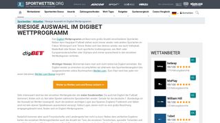 
                            3. Digibet Wettprogramm » Umfangreich & mobil verfügbar!