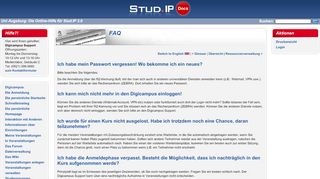 
                            8. Digicampus: Stud.IP-Nutzerdokumentation - Version 2.0 (deutsch): FAQ
