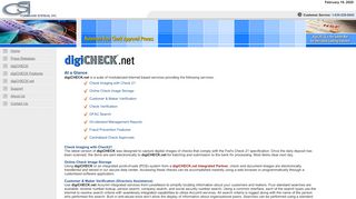 
                            8. digiCHECK.net - Coribrand Systems, Inc.