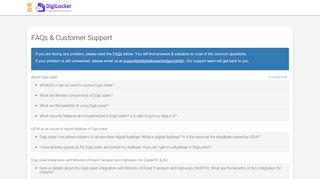 
                            5. DigiLocker | FAQ