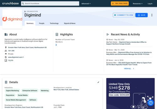 
                            13. Digimind | Crunchbase