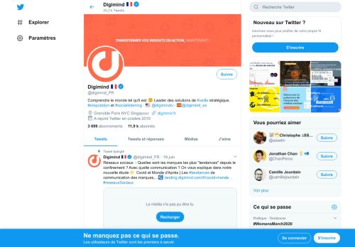 
                            12. Digimind France (@digimind_FR) | Twitter