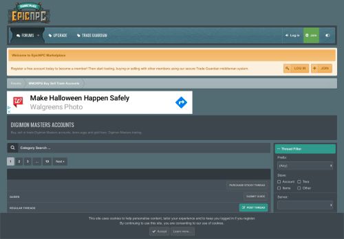 
                            9. Digimon Masters Accounts | EpicNPC Marketplace