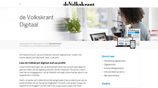 
                            2. Digitaal | De Volkskrant Service