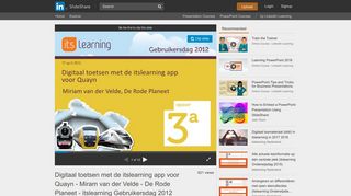 
                            12. Digitaal toetsen met de itslearning app voor Quayn - Miram van der Ve…