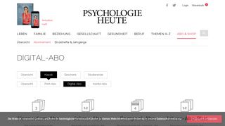 
                            7. Digital-Abo - Psychologie Heute
