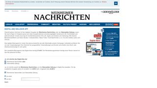 
                            2. Digital-Abo/E-Paper - Diesbach Medien Weinheim