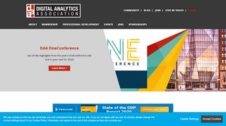 
                            7. Digital Analytics Association