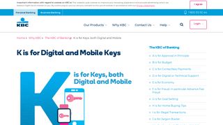 
                            6. Digital and mobile keys - KBC of Banking - KBC - The Bank of You