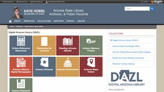 
                            9. Digital Arizona Library (DAZL) | Arizona State Library