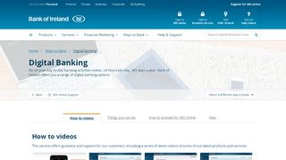 
                            2. Digital Banking - Online Banking - Bank of Ireland