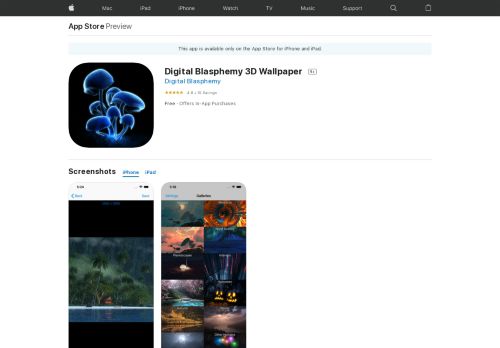 
                            9. Digital Blasphemy 3D Wallpaper on the App Store - iTunes - Apple