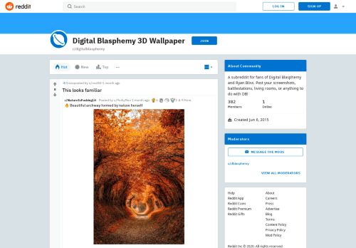 
                            4. Digital Blasphemy 3D Wallpaper - Reddit
