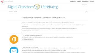
                            4. Digital Classroom Lëtzebuerg > Office 365 for ... - Education.lu