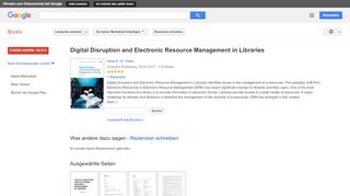 
                            7. Digital Disruption and Electronic Resource Management in Libraries