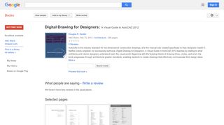 
                            5. Digital Drawing for Designers: A Visual Guide to AutoCAD ...