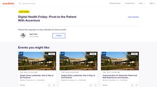 
                            12. Digital Health Friday: Pivot to the Patient With Accenture Registration ...