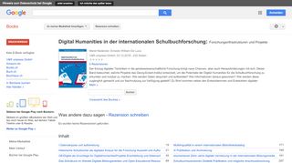 
                            13. Digital Humanities in der internationalen Schulbuchforschung: ...