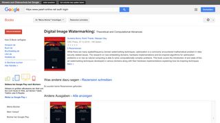 
                            4. Digital Image Watermarking: Theoretical and Computational Advances