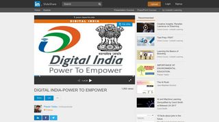 
                            6. DIGITAL INDIA-POWER TO EMPOWER - SlideShare