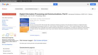 
                            10. Digital Information Processing and Communications, Part II: ...