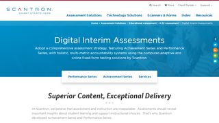 
                            4. Digital Interim Assessments | Scantron