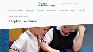 
                            6. Digital Learning - ACG Parnell College