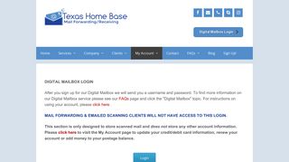 
                            6. Digital Mailbox Login | Texas Home Base