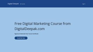 
                            4. Digital Marketing Basics Course (Certificate)