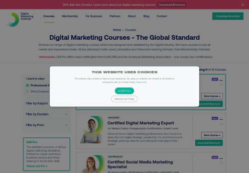 
                            7. Digital Marketing Certification Courses | Digital Marketing Institute