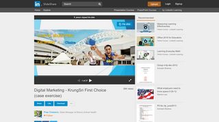 
                            9. Digital Marketing - KrungSri First Choice (case exercise) - SlideShare