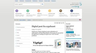 
                            7. Digital post fra sygehuset - Region Sjælland