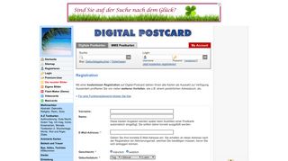
                            5. Digital Postcard: Registrieren