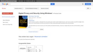 
                            10. Digital Privacy and Security Using Windows: A Practical Guide - Google Books-Ergebnisseite